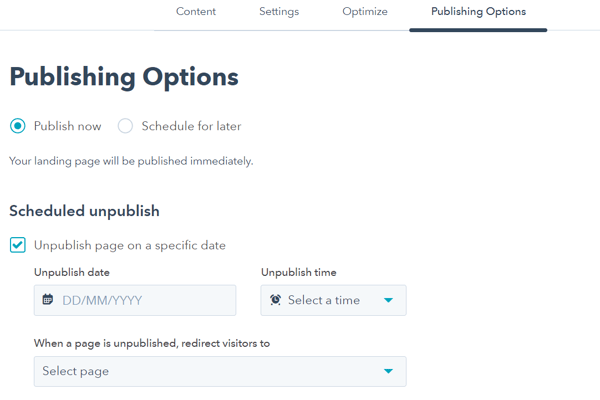 publishing-options-hubspot