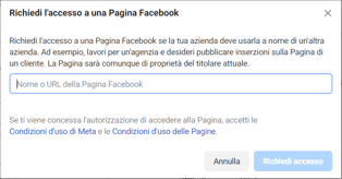 Screen BM - Seleziona Pagina (Nome Accesso)
